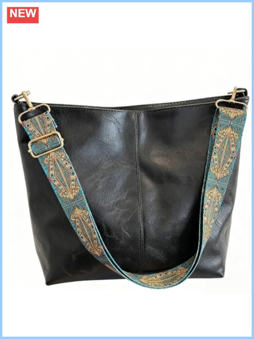 Oversized Pu leather Handbag Crossbody Bag Large Capacity Shoulder Bag